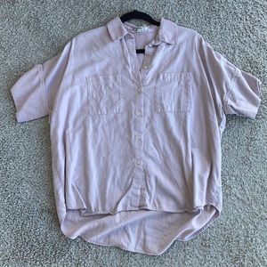 Flannel Short sleeve Madewell shirt